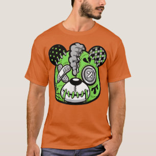 Matcha matchande sensor för grönt Bean Bear Graphi T Shirt
