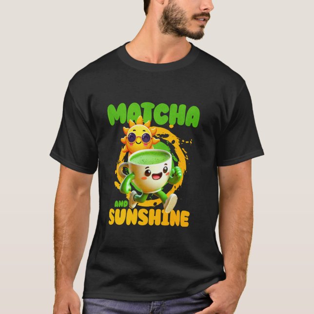Matcha Och Solsken T Shirt (Framsida)