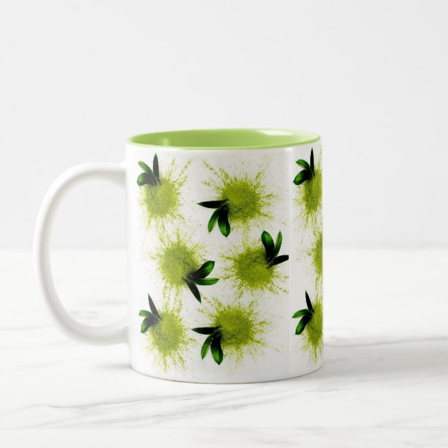 Matcha pulver Mugg (Vänster)