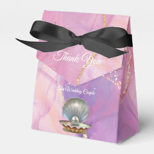 Matcha rosa guld och marmor presentaskar