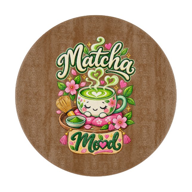 Matcha-stämning – Söt Kawaii-matchate  (Framsidan)