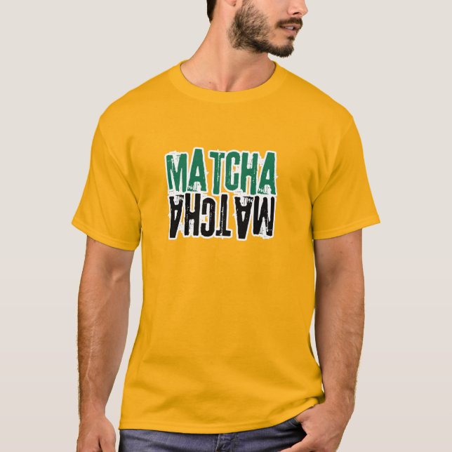Matcha T-Shirt - Aesthetic Matcha Älskare Tee (Framsida)