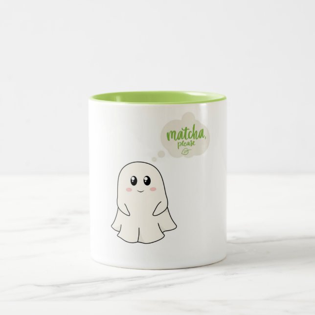 Matcha tack! Två-Tonad mugg (Center)