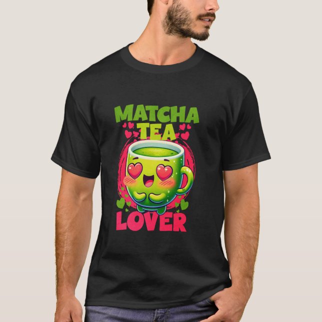 Matcha Te Förälskare T Shirt (Framsida)
