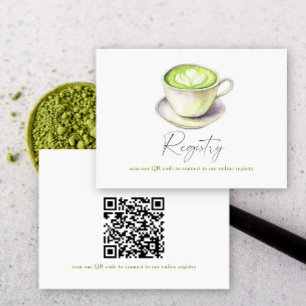 Matcha te möhippa QR-kod för register Tilläggskort