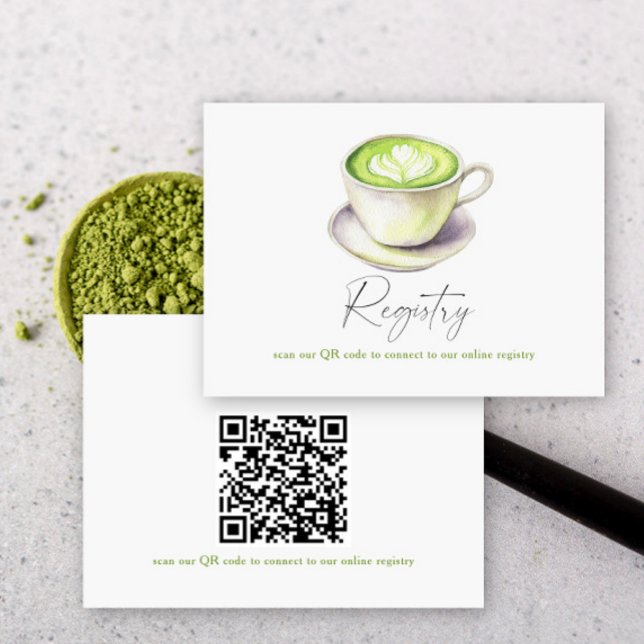 Matcha te möhippa QR-kod för register Tilläggskort (Skapare uppladdad)