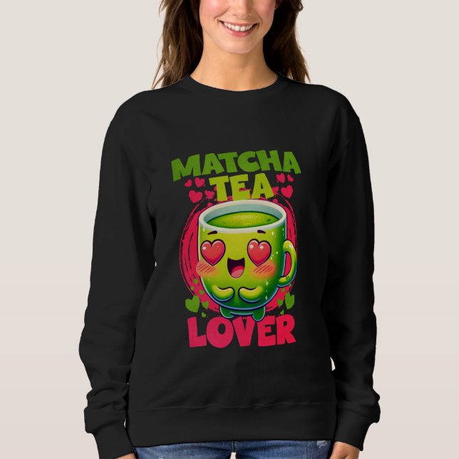 Matcha Tea Älskare T Shirt (Framsida)