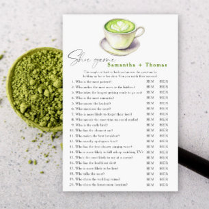 Matcha tea möhippa Shoe-spel
