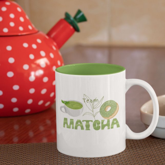 Matcha Team, match Två-Tonad Mugg (Skapare uppladdad)