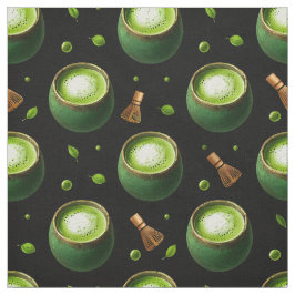 Matcha Tek Seamless Mönster Tyg