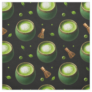 Matcha Tek Seamless Mönster Tyg