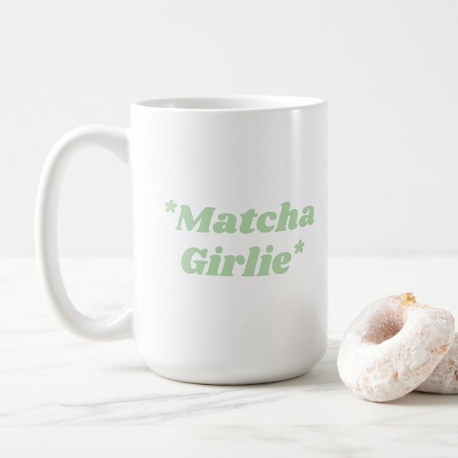 Matcha Tjej Kaffe Te Mugg (Med munk)