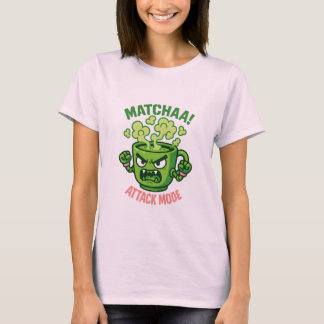 Matchaa Attack Mode – Hyper Kawaii Japansk Te T Shirt