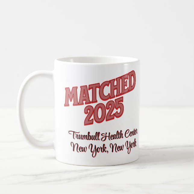 Matchad 2025-Personligens inlämningsdag Kaffemugg (Vänster)