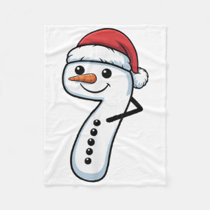 Matchande 67 Snömannen Par Jul Meme - Nummer Fleecefilt