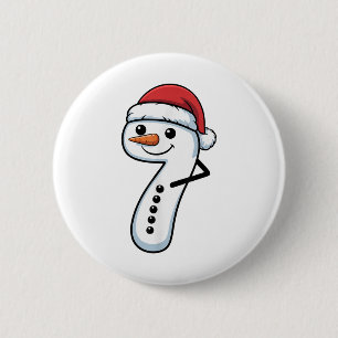 Matchande 67 Snömannen Par Jul Meme - Nummer Knapp