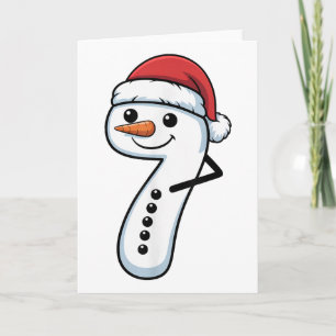Matchande 67 Snömannen Par Jul Meme - Nummer Kort