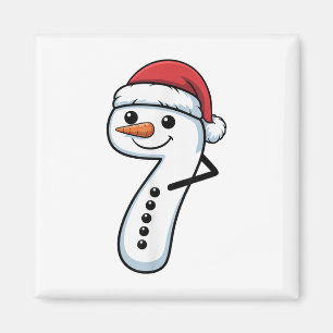 Matchande 67 Snömannen Par Jul Meme - Nummer Magnet