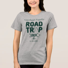 Matchande Anpassningsbar för Family Road-Resa-vacc T Shirt