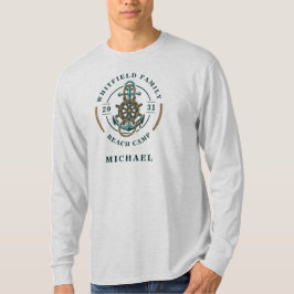 Matchande Anpassningsbar för Nautisk anchor-familj T Shirt