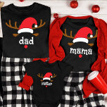 Matchande Anpassningsbar för Personligen Rener vid T Shirt<br><div class="desc">Höjd din familjs festliga stil med vår Anpassningsbar Santa Hat Matching Familj Jul Pajama T-Shirts, vilket ger en blandning av komfort och helgdag glädje till firande. De här matchande garantierna har lekfulla julhattar och kan vara personlig med varje familjs medlems namn och skapar dem ett härligt tillägg till din julgardin....</div>