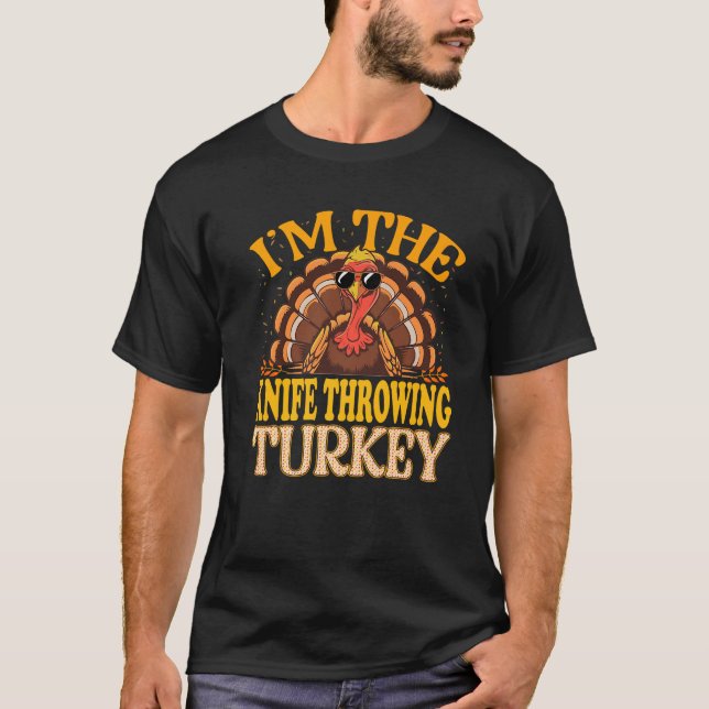 Matchande att jag är Knivar som kör Turkiet Thanks T Shirt (Framsida)