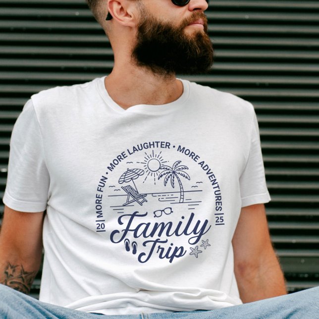 Matchande Beach Vacation för Resa i anpassningsbar T Shirt (Skapare uppladdad)