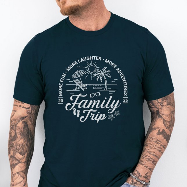 Matchande Beach Vacation för Resa i anpassningsbar T Shirt (Skapare uppladdad)