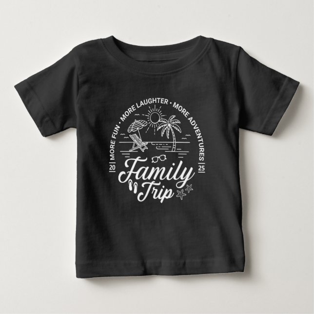 Matchande Beach Vacation för Resa i anpassningsbar T Shirt (Framsida)