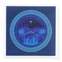 Matchande blå jultomhet