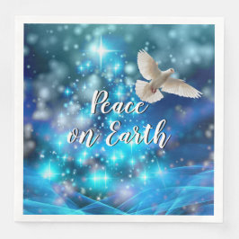 Matchande Blue Dove Peace-jul Pappersservett