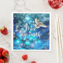 Matchande Blue Dove Peace-jul Pappersservett