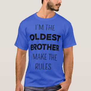 Matchande bröder äldsta broder jag gör till Regler T Shirt