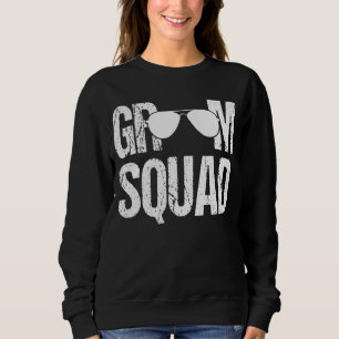Matchande Bröllopsman Grupp Svärmaskin Bröllopsfes T Shirt