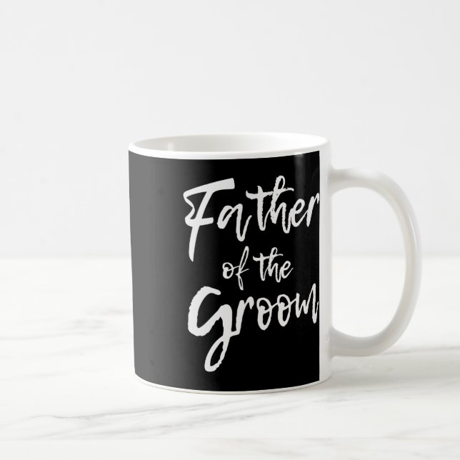 Matchande bröllopsparty för familj Brudgummens far Kaffemugg (Höger)
