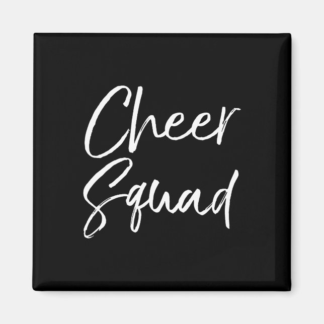 Matchande Cheerleading Komp Team Present För Flick Magnet (Framsidan)