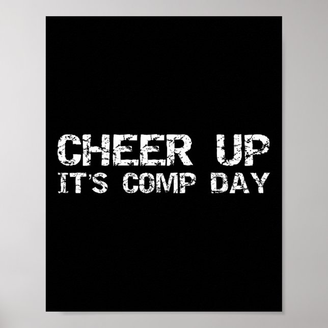 Matchande Cheerleadingstävling Cheer Up It's Co Poster (Framsidan)