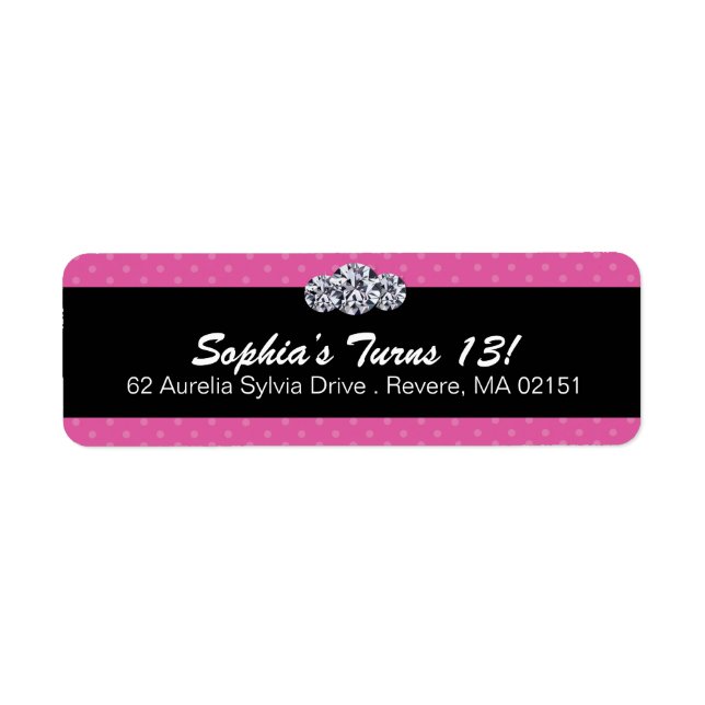 Matchande etiketter returadress etikett (Framsidan)