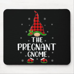 Matchande familj Buffalo Plaid Den gravida Gnom C Musmatta