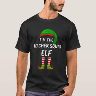 Matchande familj jag är i lärargruppen Elf jul T Shirt