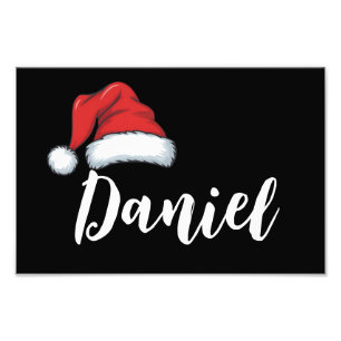 Matchande familj jul Namn på julklappar Fototryck