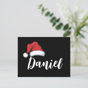 Matchande familj jul Xmas Personligt namn  Helg Vykort