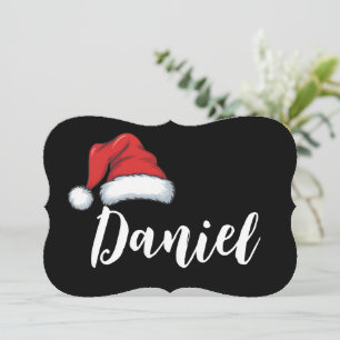 Matchande familj jul Xmas Personligt namn Kort