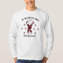 Matchande familj Namn Juldag Buffalo Play T Shirt