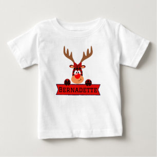 Matchande familje julbuffelplaid renar t shirt