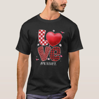 Matchande familje-Kärlek Motocross-hjärta-roligt p T Shirt