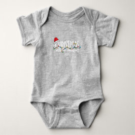 Matchande familje String Ljus Santa Hat jul T Shirt