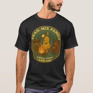 Matchande familjecamping Rollig Trail-Mix-vandring T Shirt