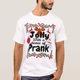 Matchande familjefungliga julklappar t shirt
