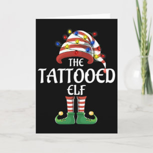 Matchande familjegrupp Jag är den tatuerade tomten Kort